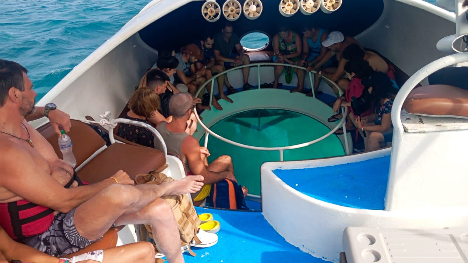 Unique Glass-bottom boat in Bavaro Punta Cana, the "Panoramic One"